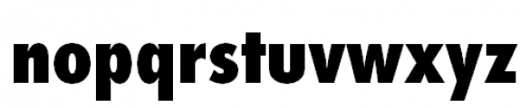 Futura PT Cond ExtraBold Font LOWERCASE