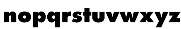 Futura PT ExtraBold Font LOWERCASE