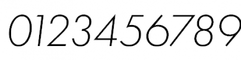 Futura PT Light Oblique Font OTHER CHARS