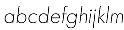 Futura PT Light Oblique FONT