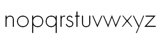 Futura PT Light Font LOWERCASE