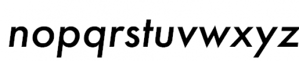 Futura PT Medium Oblique Font LOWERCASE