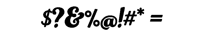 Funkydori Bold Font OTHER CHARS