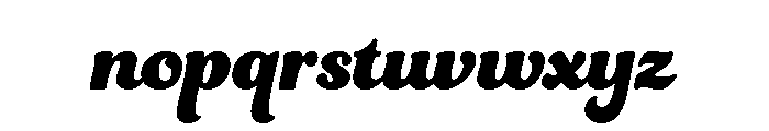 Funkydori Bold Font LOWERCASE