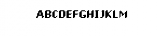 FWInglorious.otf Font UPPERCASE