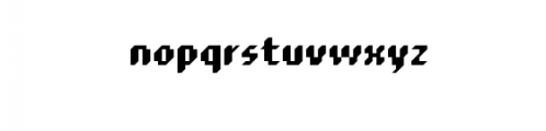 FWInglorious.otf Font LOWERCASE