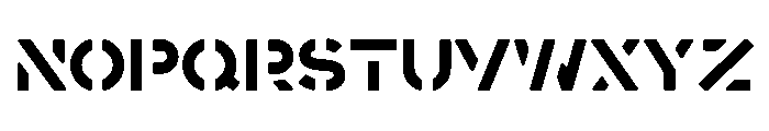 FW Punk Is Dead Font UPPERCASE