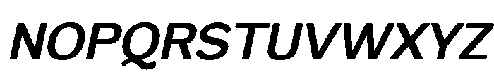 FX Telaga SemiBold Italic Font UPPERCASE