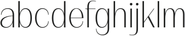 FX Balpisans Extra Light otf (200) Font LOWERCASE