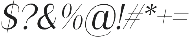 FX Balpisans Italic otf (400) Font OTHER CHARS