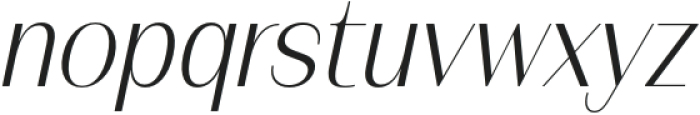 FX Balpisans Light Italic otf (300) Font LOWERCASE