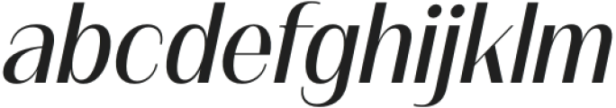 FX Balpisans Medium Italic otf (500) Font LOWERCASE