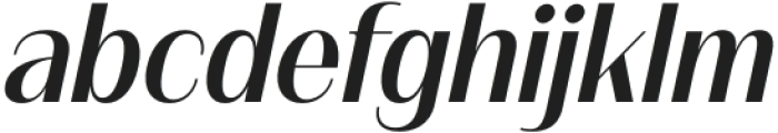 FX Balpisans Semi Bold Italic otf (600) Font LOWERCASE