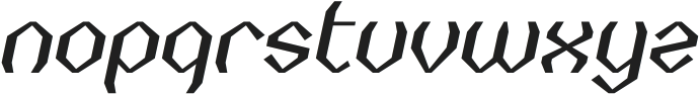 FX Diyamone Italic otf (400) Font LOWERCASE
