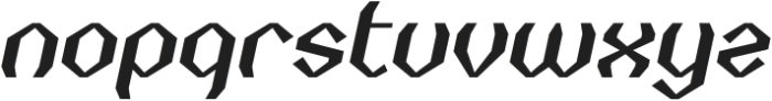 FX Diyamone Medium Italic otf (500) Font LOWERCASE