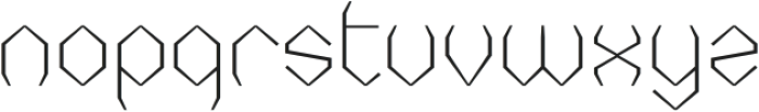 FX Diyamone Thin otf (100) Font LOWERCASE