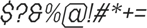 FX Gerundal Light Italic otf (300) Font OTHER CHARS