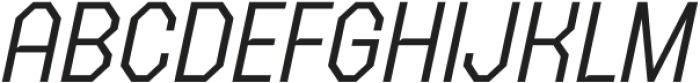 FX Gerundal Light Italic otf (300) Font UPPERCASE