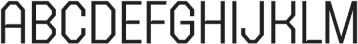 FX Gerundal Light otf (300) Font UPPERCASE