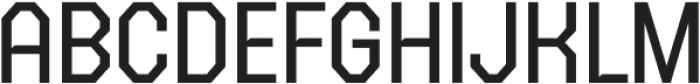 FX Gerundal Regular otf (400) Font UPPERCASE