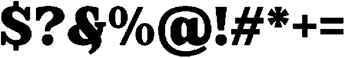 FX Njungkel Black otf (900) Font OTHER CHARS