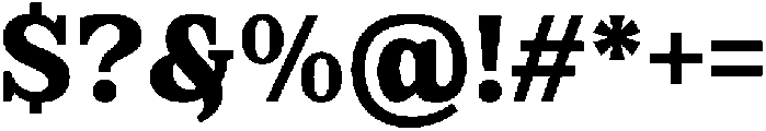 FX Njungkel ExtraBold otf (700) Font OTHER CHARS