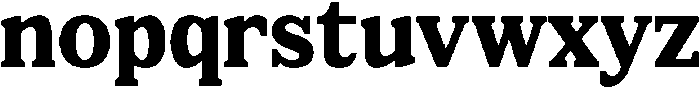 FX Njungkel ExtraBold otf (700) Font LOWERCASE