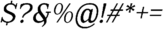FX Njungkel Italic otf (400) Font OTHER CHARS