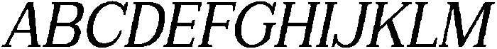 FX Njungkel Italic otf (400) Font UPPERCASE