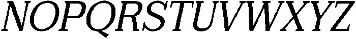 FX Njungkel Italic otf (400) Font UPPERCASE