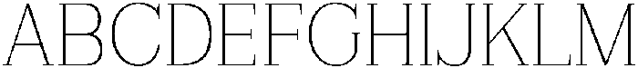 FX Njungkel Thin otf (100) Font UPPERCASE