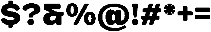 FX Telaga Black otf (900) Font OTHER CHARS