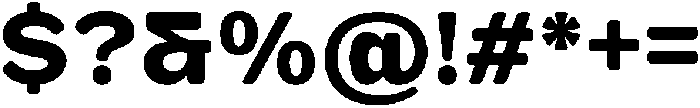 FX Telaga ExtraBold otf (700) Font OTHER CHARS