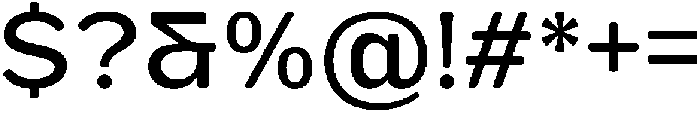 FX Telaga Medium otf (500) Font OTHER CHARS