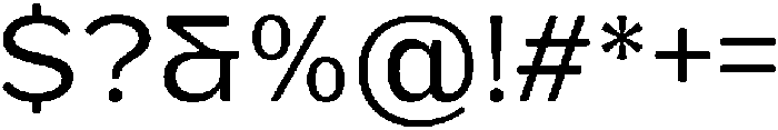 FX Telaga Regular otf (400) Font OTHER CHARS