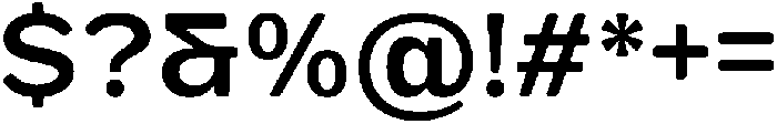 FX Telaga SemiBold otf (600) Font OTHER CHARS