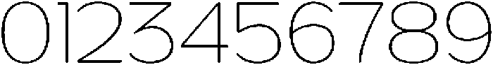 FX Telaga Thin otf (100) Font OTHER CHARS