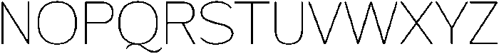 FX Telaga Thin otf (100) Font UPPERCASE