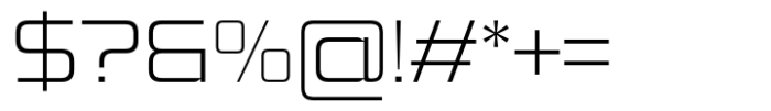 FX Ambasans Extra Light Expanded Font OTHER CHARS
