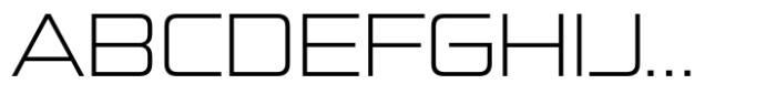 FX Ambasans Extra Light Expanded Font UPPERCASE
