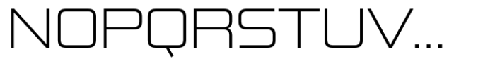 FX Ambasans Extra Light Expanded Font UPPERCASE