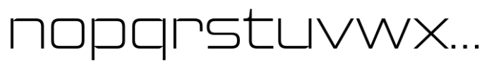 FX Ambasans Extra Light Expanded Font LOWERCASE