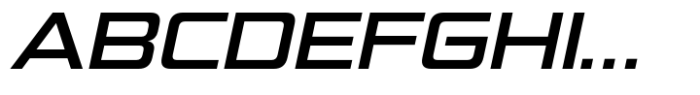 FX Ambasans Semi Bold Expanded Italic Font UPPERCASE