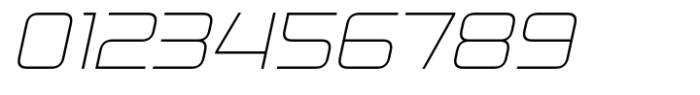FX Ambasans Thin Expanded Italic Font OTHER CHARS