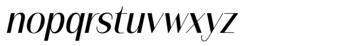 FX Balpisans Medium Italic Font LOWERCASE