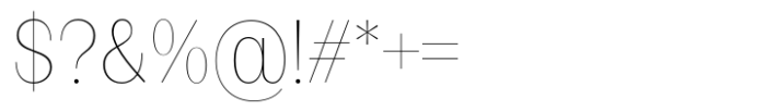 FX Balpisans Thin Font OTHER CHARS