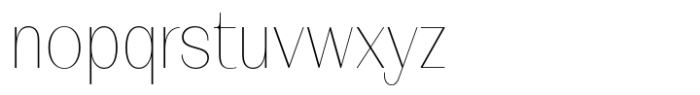 FX Balpisans Thin Font LOWERCASE
