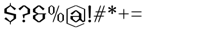 FX Diyamone Variable Font OTHER CHARS
