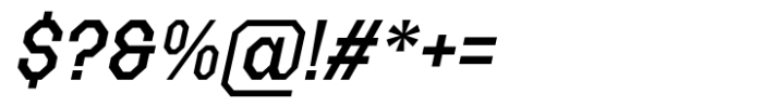 FX Gerundal Medium Italic Font OTHER CHARS