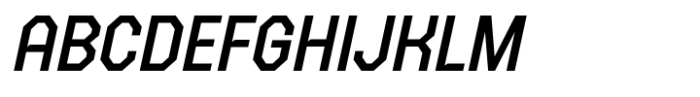 FX Gerundal Medium Italic Font UPPERCASE